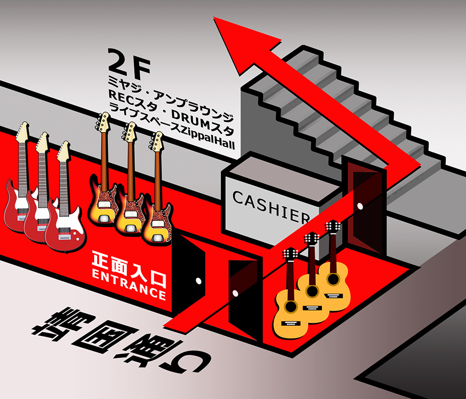 ミヤジ・アンプラウンジ アクセス